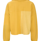 ET TIGRE Ryanne Patch Sweat Top in Yellow