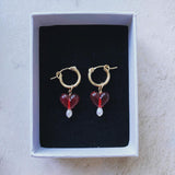 MARGAUX STUDIOS Heartbreaker Hoop Earrings