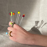 SANDRALEXANDRA Cocktail & Nibble Murano Glass Sticks