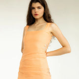 TACH Afrodita Linen Dress Orange