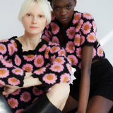 TACH Alana Crochet Knit Sweater