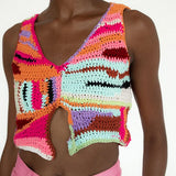 TACH Vicenta Crochet Knit Top