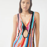 TACH Dionisia Crochet Knit Mini Dress