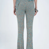 ARTHUR APPAREL Rib Knit Pant in Blue