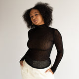 FIND ME NOW Ross Mesh Top Black