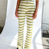 LISA SAYS GAH Luca Knit Pant Sky Stripe
