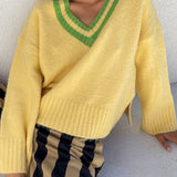 LISA SAYS GAH Helena Knit V-Neck