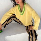 LISA SAYS GAH Helena Knit V-Neck