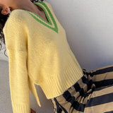 LISA SAYS GAH Helena Knit V-Neck