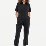 LACAUSA Pico Jumpsuit in Tar