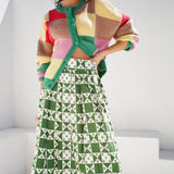 LISA SAYS GAH Lauda Knit Cardi Disco Check