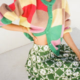 LISA SAYS GAH Lauda Knit Cardi Disco Check