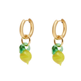 SANDRALEXANDRA Grocery Lemon Glass Earrings
