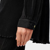 SLEEPER Origami Pyjama Set with Pants in Black