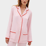 SLEEPER Party Pyjamas Set with Feathers in Pink