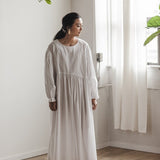 ET TIGRE Jayme Dress in White Cotton