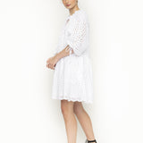 WILD HORSES Embroidered Boho Tunic Dress
