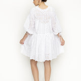 WILD HORSES Embroidered Boho Tunic Dress