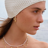 WILHELMINA GARCIA Animal Kingdom Charm Pearl Necklace