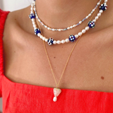 MARGAUX STUDIOS Blue Sweet Treat Beaded Necklace