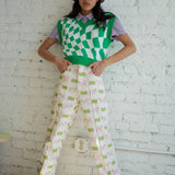 LISA SAYS GAH Britt Bucket Hat in Yin Yang Thistle Print