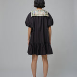 NAYA REA Silk Print Collar