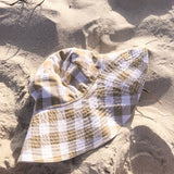WILD HORSES Gingham Bucket Hat