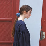 ET TIGRE Jayme Dress in Navy Cotton