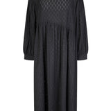 ET TIGRE Jayme Dress in Black Doublet