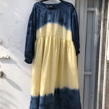 ET TIGRE Jayme Dress in Drip Dye