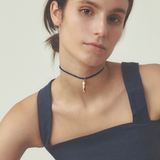 SANDRALEXANDRA Gold Chilli Silk Necklace