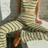 LISA SAYS GAH Luca Knit Pant Sky Stripe