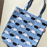 LISA SAYS GAH Denim Shopper Tote in Counting Sheep