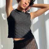 FIND ME NOW Meadow Tee Black