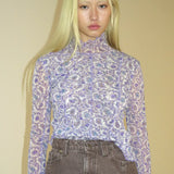 PERMANENT VACATION Gwen Turtleneck Lilac