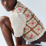 TACH Nuria Crochet Knit Cardigan