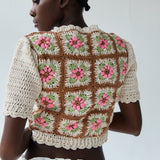 TACH Nuria Crochet Knit Cardigan