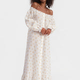 SLEEPER Loungewear Dress in Daisies