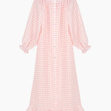 SLEEPER Loungewear Dress in Pink Vichy