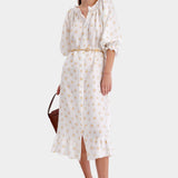 SLEEPER Loungewear Dress in Daisies