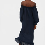 SLEEPER Loungewear Dress in Navy