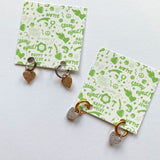 NOTTE Heart Lock Earrings